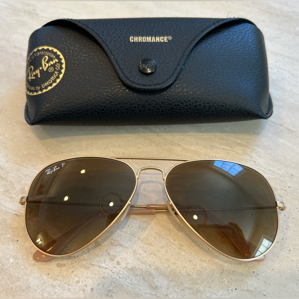 Ray-Ban Polarized Aviator Sunglasses